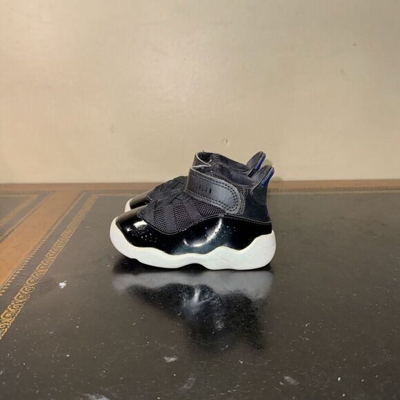 Nike Air Jordan 6 Rings Space Jam Black 323420-016 Toddler Td Size 5C - Picture 3 of 5